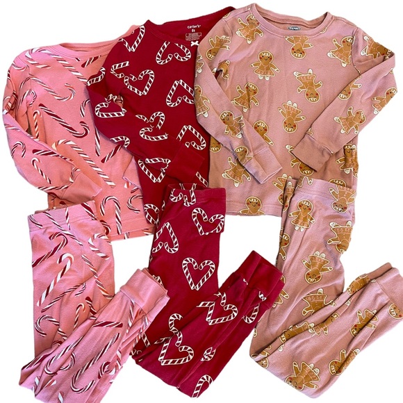 Old Navy Other - Girls holiday Christmas Pajamas Size 5T - Bundle of 3 EUC